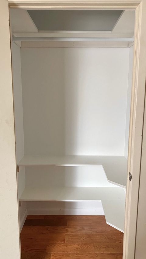 Custom walk-in closet build-out