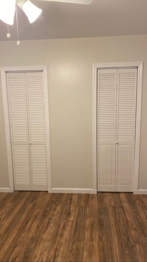 Closet renovation with sliding doors